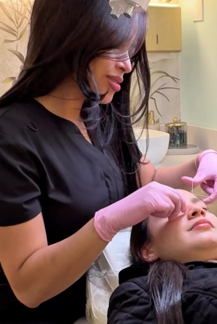 Precision Eyebrow Threading Showcase