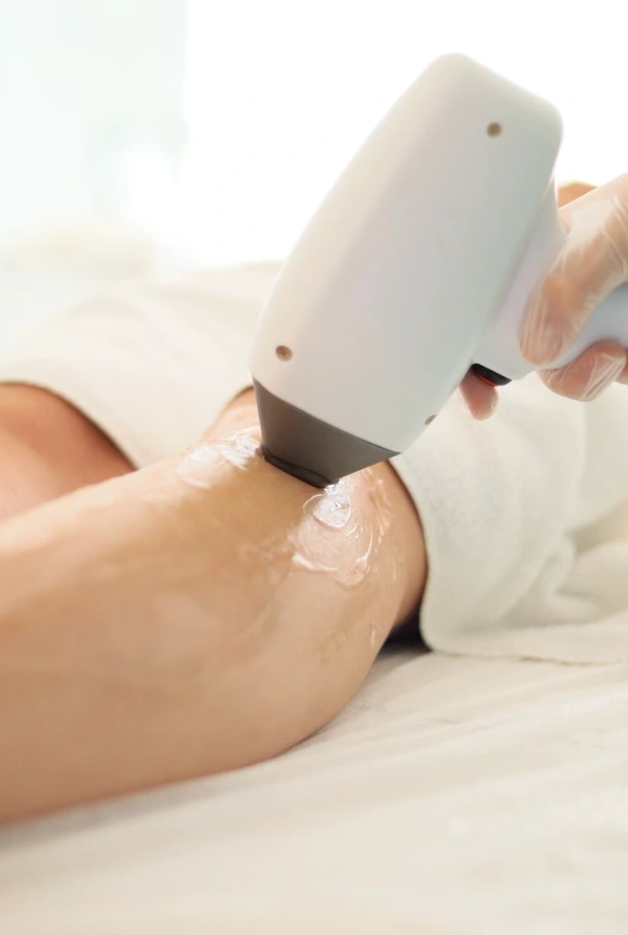 Waxing treatment room at the Erothots beauty salon