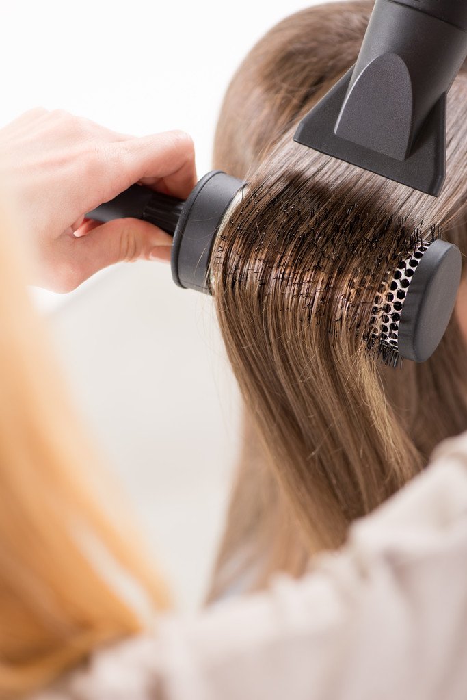 Hair coloring at the Erothots beauty salon