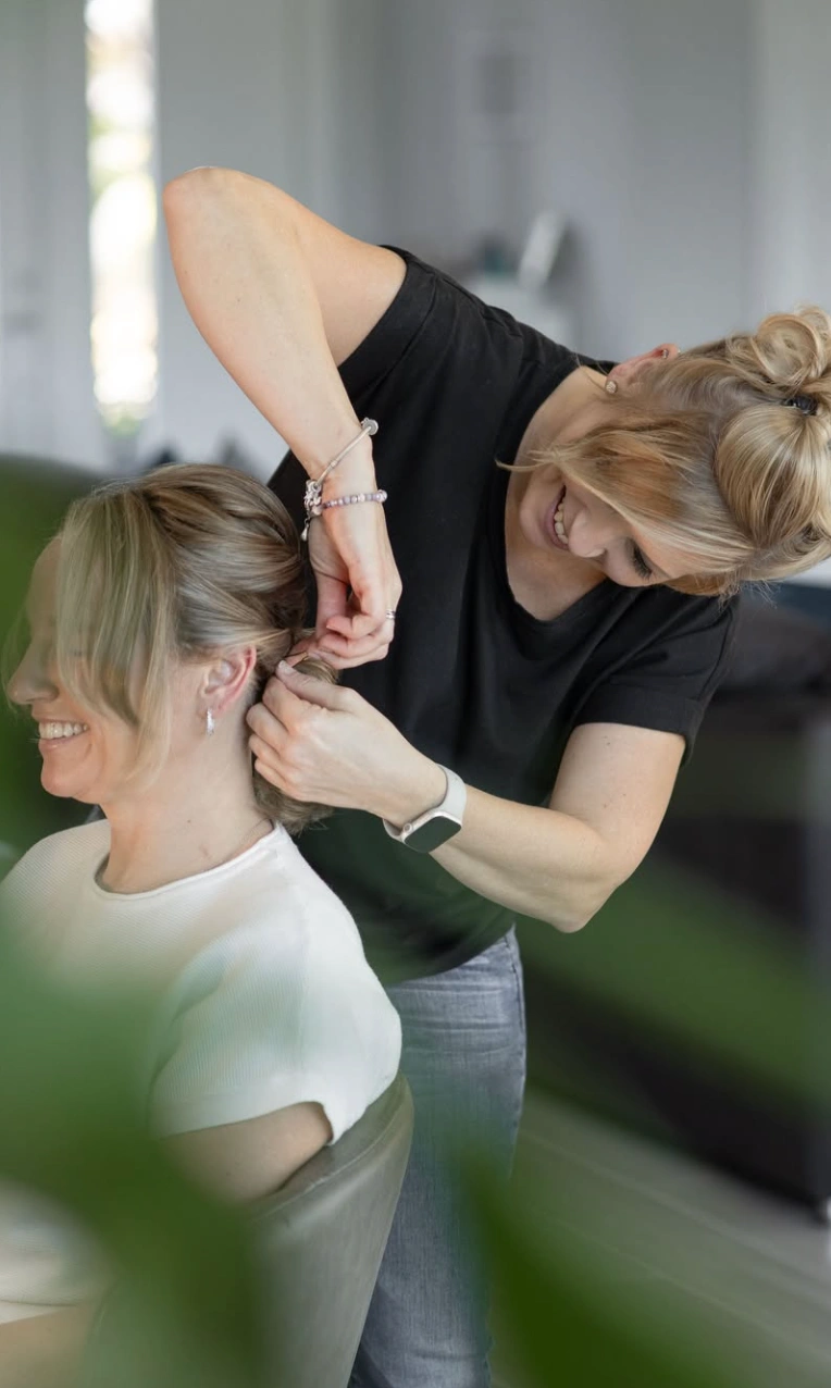 Sofia Delgado, bridal hair lead at the Erothots salon